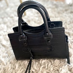 Mini croc handbag